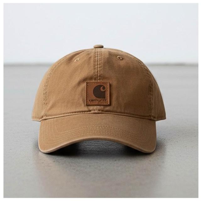 carhartt 美式皮標棒球帽 水洗老帽 工裝滑板品牌