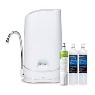 【3M】S003 WaterDuo DIY濾淨軟水雙效型生飲淨水器-鵝頸款 一年份濾心組(共含S003濾心x2+樹脂軟水濾心x3)