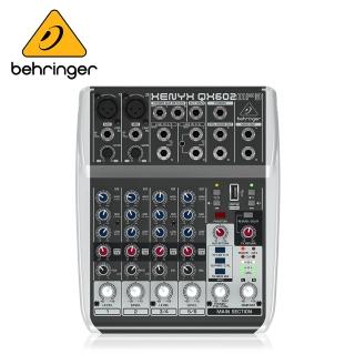 【BEHRINGER】XENYX QX602MP3 混音器(原廠公司貨 商品保固有保障)