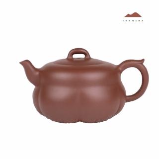 【唐泉茗茶】紫砂金瓜壺(宜興紫砂壺 中國工藝美術大師林靖崧監製)