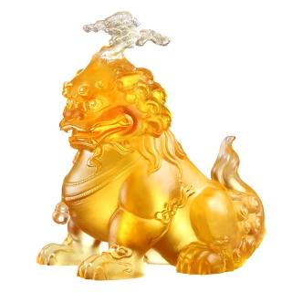 【琉璃工房】長青寶獅(獅子 青松 長壽 平安)