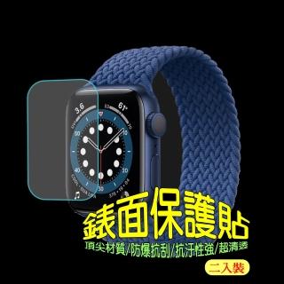 Apple Watch Series 7 / 8 軟性塑鋼防爆錶面保護貼(二入裝)