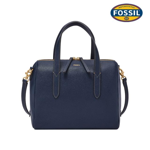 【FOSSIL】Sydney 輕量真皮波士頓包 (多色可選 單一價)