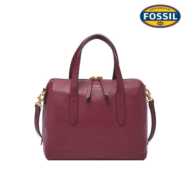 【FOSSIL】Sydney 輕量真皮波士頓包 (多色可選 單一價)