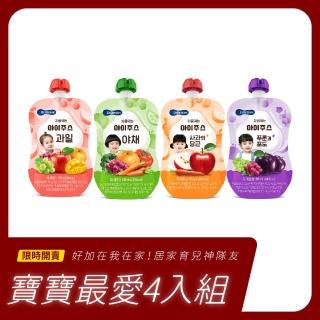 【BEBECOOK 寶膳】嬰幼兒果汁 4入組(嬰幼兒果汁)