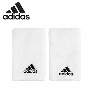 【adidas 愛迪達】Adidas 運動 排汗 護腕 亮白色 S97835