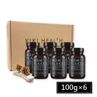 【KIKI-Health 奇奇保健】超值六件組! 單方MSM有機硫粉100g×6(有機硫 奇奇保健 寶草園)