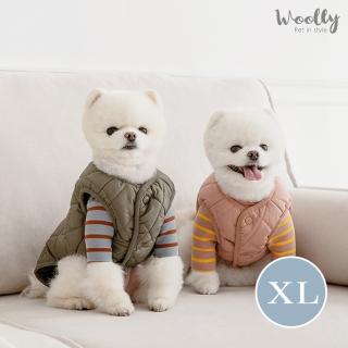 【WOOLLY】瑞比寵物鋪棉背心-XL(寵物衣服/狗狗衣服)