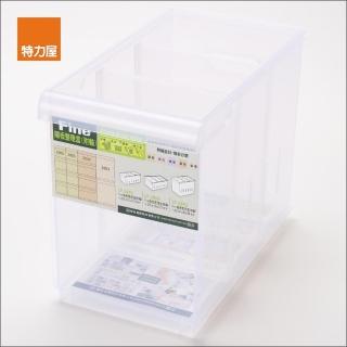 【特力屋】組LF-2003 FINE隔板整理盒附輪-深型W16.8-2入
