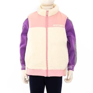 【SKECHERS】女童雙面穿羽絨背心(L421G069-008Z)