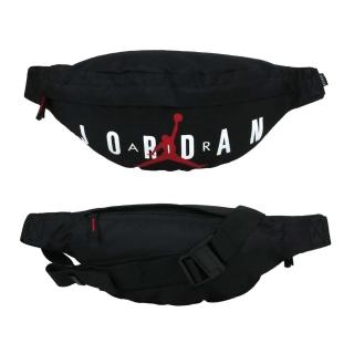 【NIKE 耐吉】JORDAN 小型腰包-臀包 側背包 斜背包 單車 飛人喬丹 黑白紅(JD2143011GS-001)