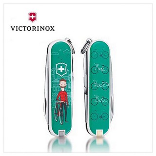【VICTORINOX 瑞士維氏】2015年度限量 每個人都熱愛騎單車(0.6223.L1508)