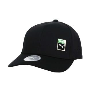 【PUMA】流行系列棒球帽-帽子 遮陽 防曬 運動 鴨舌帽 黑白綠(02352901)