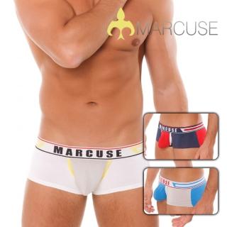 【MARCUSE】拳擊手拼色四角內著 Glory Boxer(舒適/透氣/運動/健身/性感/派對/iMen)