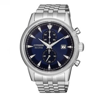 【CITIZEN 星辰】Chronograph系列 型男必備 光動能三眼計時腕錶(CA7001-87L)