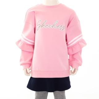 【SKECHERS】女童長袖衛衣(P421G020-01LR)