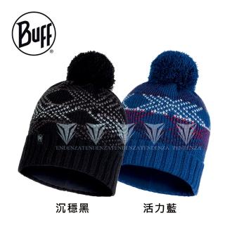 【BUFF】BFL120858 GARID-針織保暖毛球帽-沉穩黑(Lifestyle/生活系列/毛球帽)