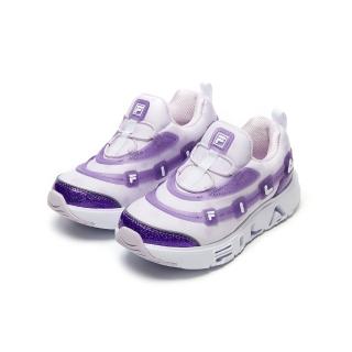 【FILA】KIDS GGUMI 中童電燈鞋-紫(2-C143V-694)