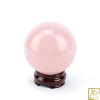 【吉祥水晶】星光粉水晶球 直徑8.43cm(旺生意緣)