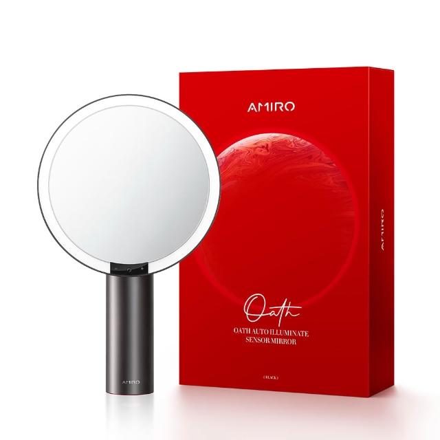 【AMIRO】全新第三代 AMIRO Oath 自動感光 LED化妝鏡(美妝鏡 彩妝鏡 禮盒 送禮)
