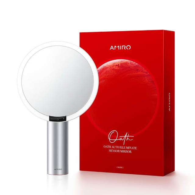 【AMIRO】全新第三代 AMIRO Oath 自動感光 LED化妝鏡(美妝鏡 彩妝鏡 禮盒 送禮)