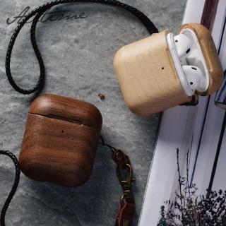 【ALL TIME 完全計時】AirPods小清新木質保護套殼