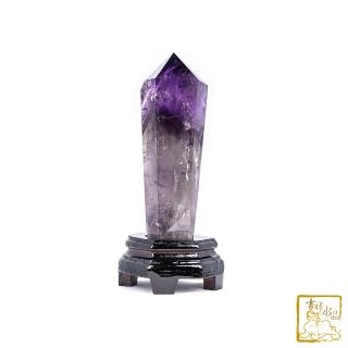 【吉祥水晶】巴西紫骨幹水晶柱 20cm(改善磁場)