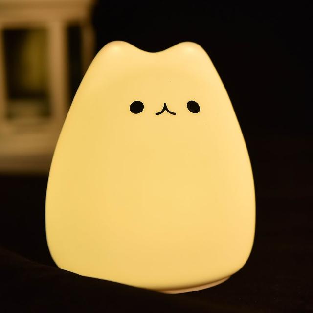 【半島良品】交換禮物/小兜卡皮巴拉水豚感應式/霓虹燈桌上擺飾掛飾小夜燈(百元禮物/聖誕禮物/實用創意)