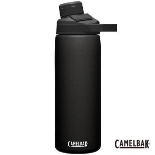 【CAMELBAK】600ml Chute Mag不鏽鋼戶外運動保冰/保溫瓶-濃黑(保溫瓶/保溫水壺/磁吸嘴蓋)