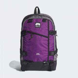 【adidas 愛迪達】後背包 運動 大容量 筆電包 登山包 書包 BACKPACK L 紫 H22713
