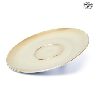 【TWG Tea】魅幻茶盤 Glamour Tea Saucer in Gold Plate and White(耀金)