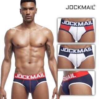 【JOCKMAIL】側拼網洞三角內著(JM351/Brief/透氣/運動/健身/性感/內褲/哈利男孩)