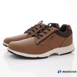 【MOONSTAR 月星】防水休閒鞋款-男款(MSRP0131駝色-25.5-28cm)