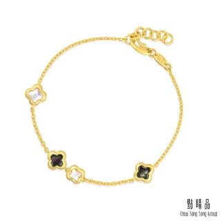 【點睛品】梅花 黃金貝母手鍊