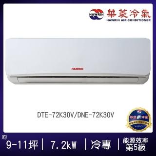 【華菱】10-12坪R410定頻冷專易拆洗系列分離式空調(DTE-72K30V/DNE-72K30V)