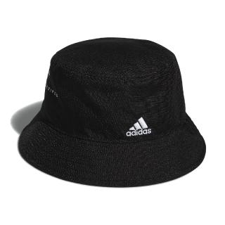 【adidas 愛迪達】帽子 Future Icons Bucket Hat 男女款 愛迪達 漁夫帽 基本款 情侶穿搭 黑 白(GV6547)