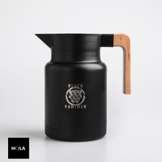 【HOLA】Marvel漫威系列木柄保溫壺1400ml 黑豹