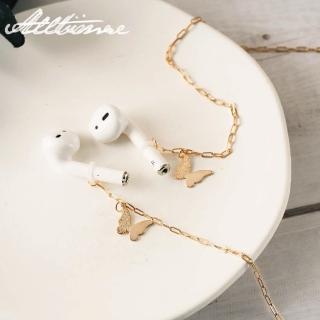 【ALL TIME 完全計時】AirPods/AirPods pro 蝶影紛飛防丟耳機鍊
