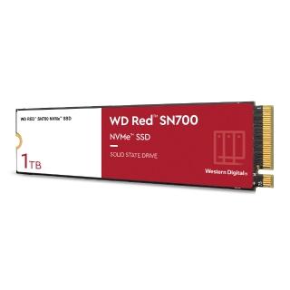 【WD 威騰】紅標 SN700 1TB NVMe PCIe M.2 NAS SSD(讀：3430M/寫：3400M)