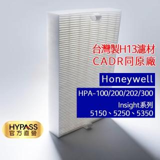 【HYPASS】HEPA濾網/Honeywell(電小二聯名 台灣製 空氣清淨機濾網 濾芯 HPA 100 Insight 5250)