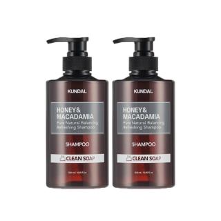 【KUNDAL 昆黛爾】蜂蜜澳洲堅果天然洗髮乳500ml(2入組/3款任選)