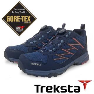 【Treksta】BOLT BOA 女GTX防水健行鞋『深藍/粉紅』KR21GW(多功能鞋.越野鞋.休閒鞋.登山鞋.Gore-Tex)