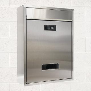 台式密碼不銹鋼信箱-直式