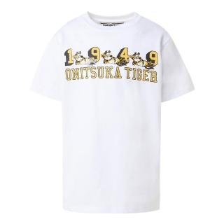 【Onitsuka Tiger】Onitsuka Tiger鬼塚虎-老虎圖騰短TEE 童裝 2184A072-100(2184A072-100)