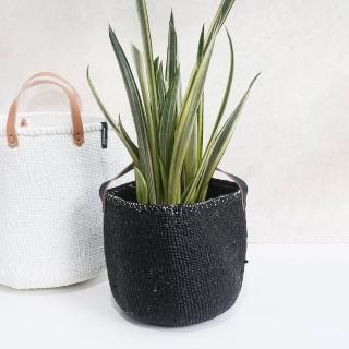 【CNFlower 西恩】Mifuko Kiondo 有提把手工編織籃(送禮/園藝/園藝工具)