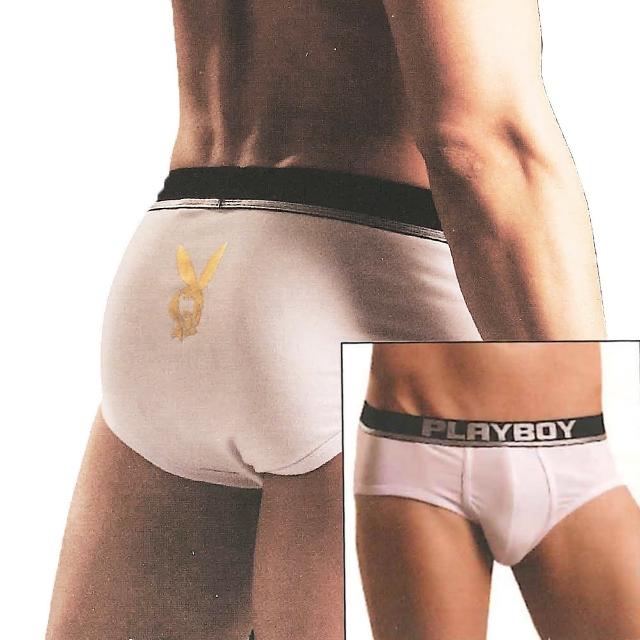 【PLAYBOY】任選_彈性舒適個性三角褲(速達單件-黑/紅/灰/白/丈青)