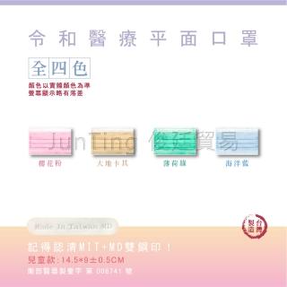 【令和】兒童醫療平面口罩(俊廷貿易/多層過濾/雙鋼印/台灣製造/MIT/防疫)