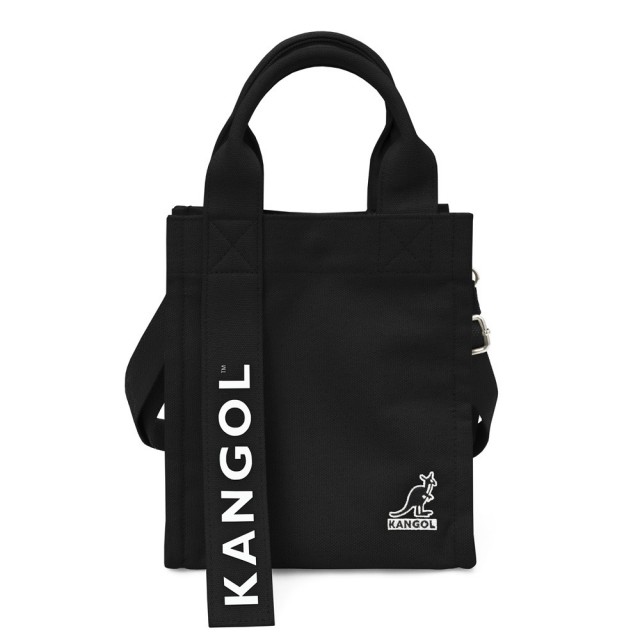 【KANGOL】英國袋鼠帆布可手提側背小方包-多款任選