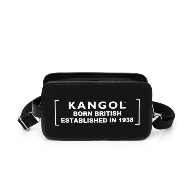 【KANGOL】英國袋鼠帆布可手提側背小方包-多款任選