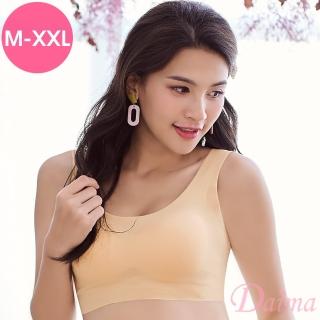 【Daima 黛瑪】日本無痕內衣M-XXL/溫柔魅力蕾絲無鋼圈內衣/性感/內搭/睡眠晚安內衣/美胸衣(膚色)